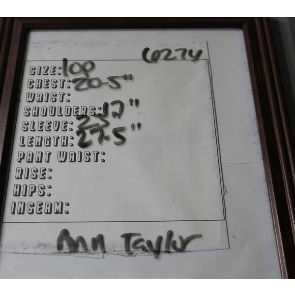 ANN TAYLOR THE CROSBY BLAZER VELOUR VELVET BLUE SIZE 10P PETITE - Picture 5 of 5